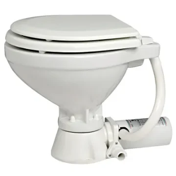 Osculati - Electric toilet unit compact wooden seat 12 V - 50.205.12 product image