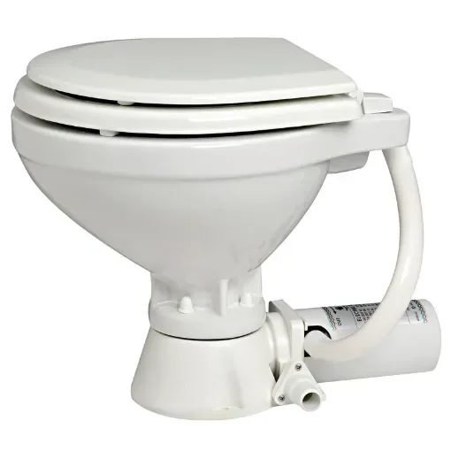 Osculati - Electric toilet unit compact wooden seat 12 V - 50.205.12 product image