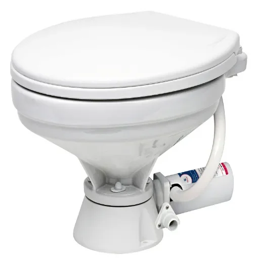 Osculati - Electric toilet unit big plastic seat 12 V - 50.206.12 product image
