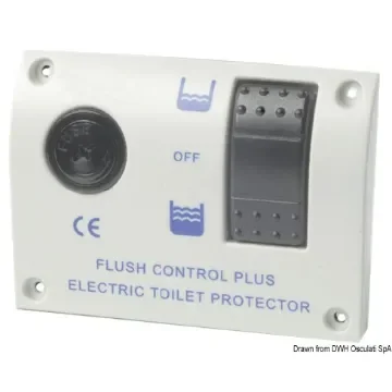 Electric control panel, universal size for electric toilets product image