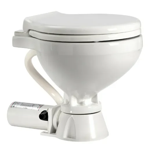 Osculati - Electric toilet unit compact plastic seat 12 V - 50.207.12 product image