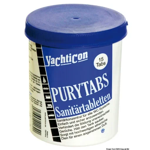 Osculati - YACHTICON Pury Tabs for toilets - 50.209.54 product image
