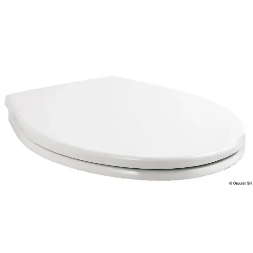 Osculati - Copriwater WC Compass termoindurente bianco frenat - 50.226.89 product image