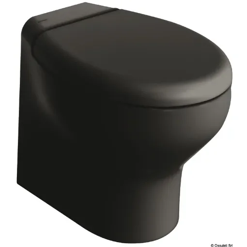 Osculati - TECMA electric toilet Silence Plus 2G 12V Black - 50.227.47 product image