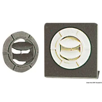 Osculati - Orientable air outlet black &amp;#216; 75 mm - 50.263.08 product image