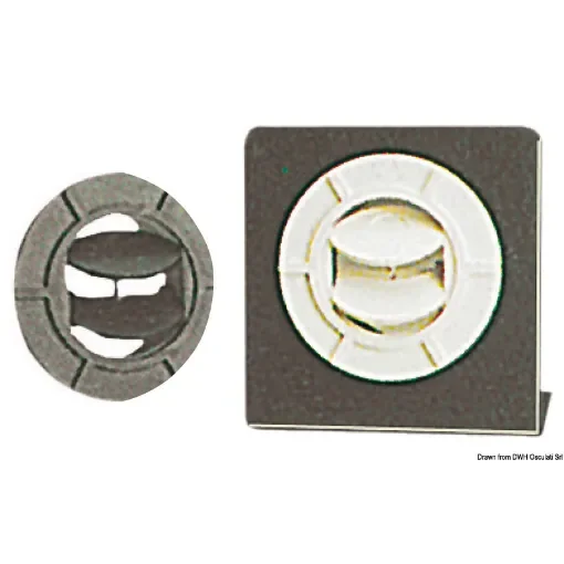 Osculati - Orientable air outlet black &amp;#216; 75 mm - 50.263.08 product image