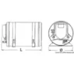 Osculati - ISOTEMP Indel Webasto Marine boiler 16 l - 50.290.00 product image