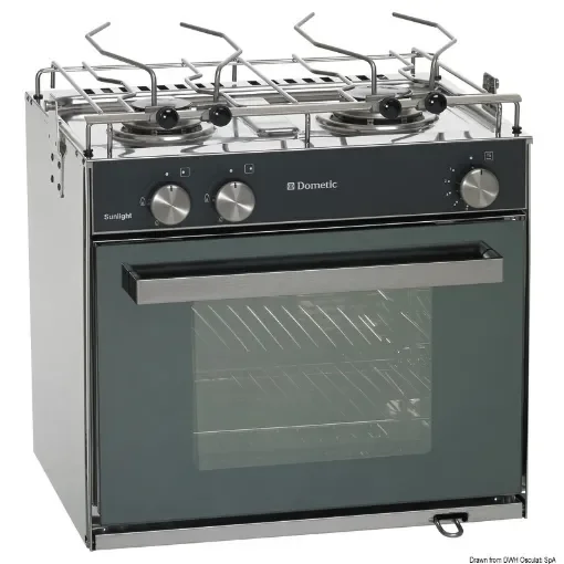 Osculati - DOMETIC Slim Sunlight gas cooker 2 burners - 50.366.02 product image