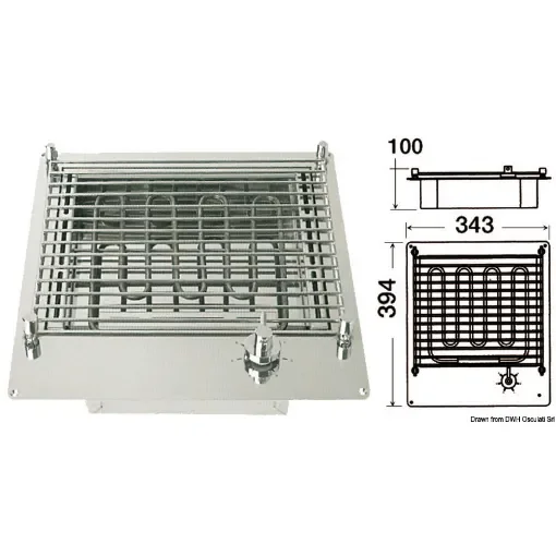 Compact electric barbecue product image
