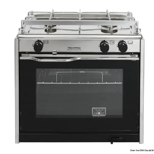 Osculati - TECHIMPEX XL2 cooker 2 burners+oven - 50.385.02 product image