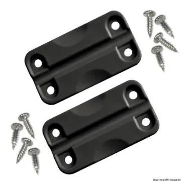 Osculati - Spare pair plastic black hinges f.IGLOO ice makers - 50.559.02 product image