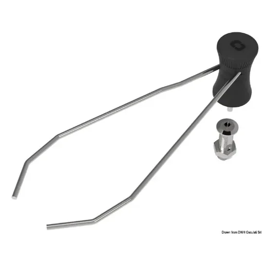 Osculati - Universal removable pot holder set with flush base - 50.707.00 product image