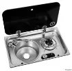 Osculati - Built-in single hob - left sink w/ glass cover and mixer - 50.714.02 product image