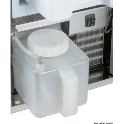 Osculati - Icemaker white inox clean touch AC/DC WT 230V AC - 12/24 DC - 50.843.01 product image