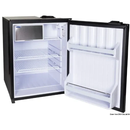 Osculati - Isotherm refrigerator with hermetic Secop compressor, maintenance-free, 85 litres - silver door - 50.935.02 product image