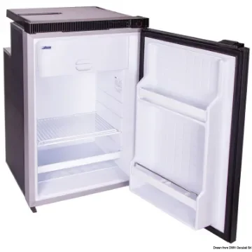 Isotherm refrigerator with hermetic Secop compressor, maintenance-free, 100 litres - silver door product image