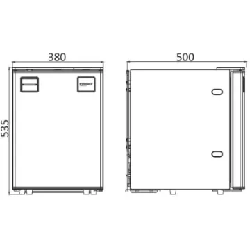 Osculati - Frigo refrigerator Clean Touch front panel 50l - 50.961.00 product image