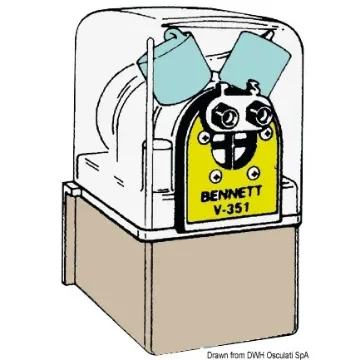 Osculati - Solenoid valve for Benner green wire 12 V - 51.232.02 product image