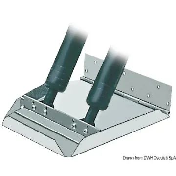 Osculati - Twin trim flaps HS 30x30 cm - 51.234.01 product image