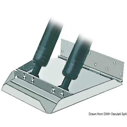 Osculati - Twin trim flaps HS 30x30 cm - 51.234.01 product image