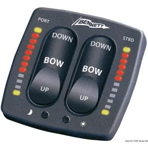 Osculati - BENNET single station control panel 12 V - 51.246.01 product image