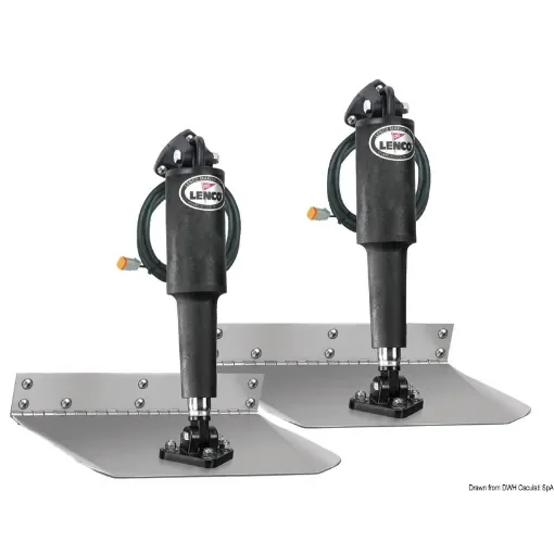 LENCO Trim Tab Kit - standard installation product image