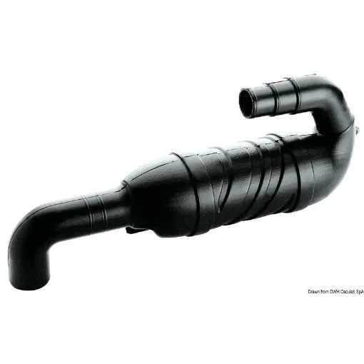 Osculati - Exhaust muffler inlet downwards - 51.374.01 product image