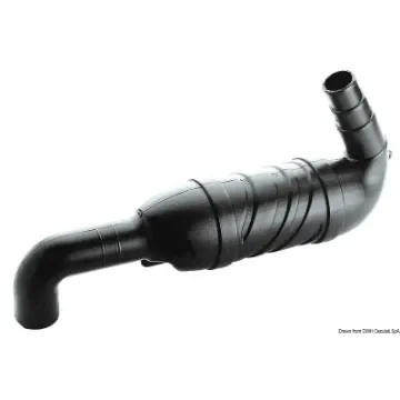 Osculati - Exhaust muffler inlet 120&amp;#176; - 51.374.02 product image