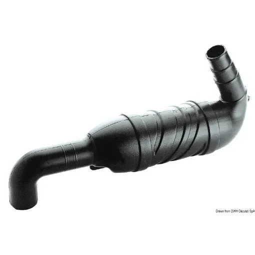 Osculati - Exhaust muffler inlet 120&amp;#176; - 51.374.02 product image