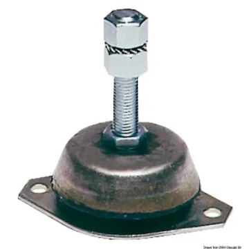 Osculati - Galvanised steel anti-vibration support 200 kg - 51.656.02 product image