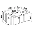 Osculati - PE tank 353 l - 52.035.07 product image