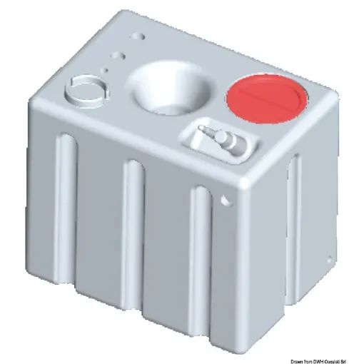 Osculati - Horizontal rigid modular tank drinkable water 172l - 52.194.80 product image