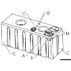 Osculati - Horizontal rigid modular tank drinkable water 343l - 52.194.82 product image