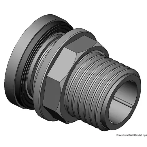 Osculati - Hose connector w/nut 1&amp;quot; - 52.197.03 product image