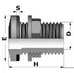 Osculati - Hose connector w/nut 3/4&amp;quot; - 52.197.02 product image