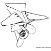 Osculati - HYDROBOAT stabiliser up to 50 HP - 52.212.01 product image