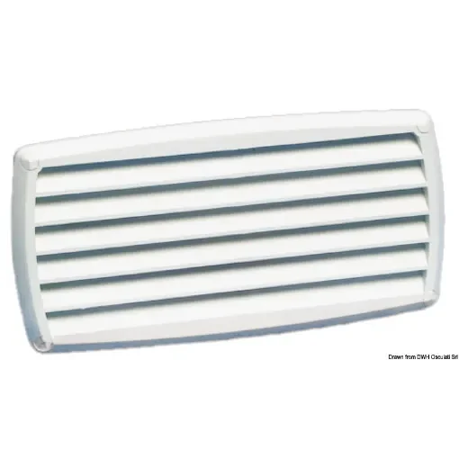 Osculati - ABS louvred vent white 201x101 mm - 53.273.91 product image