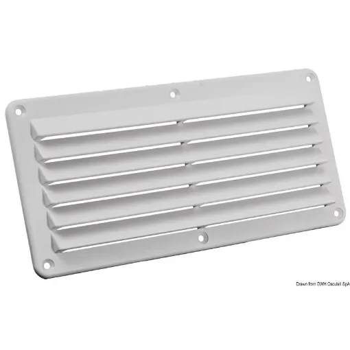 Osculati - Nylon louvred vent white 125x260 mm - 53.301.06 product image