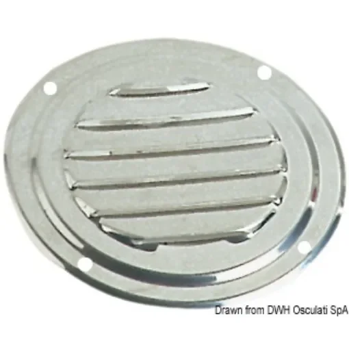 Osculati - Round lowred vent polished SS &amp;#216; 102 mm - 53.301.71 product image
