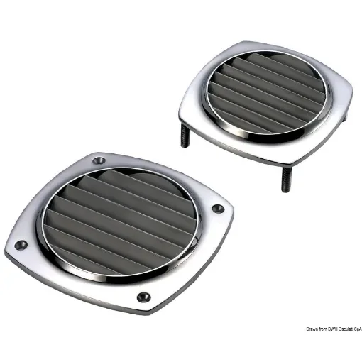 Osculati - Air vent AISI316 129x129 mm screws mounting - 53.301.82 product image