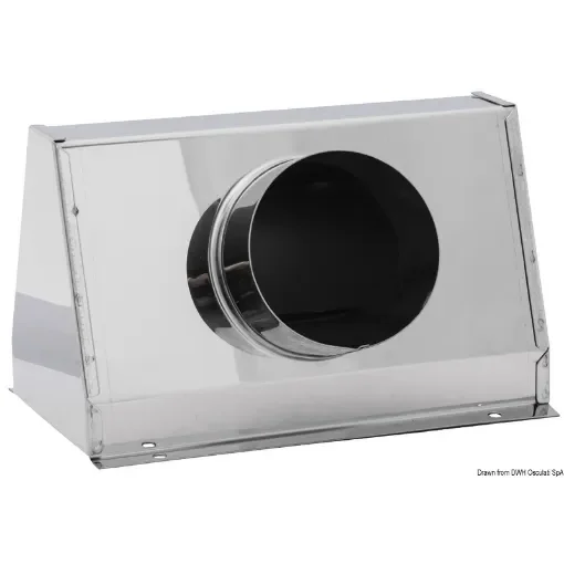 Osculati - SS container for 1 x 75mm &amp;#216; tube - 53.402.01 product image