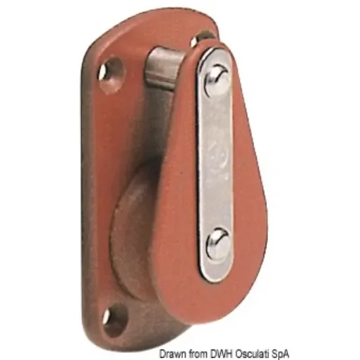 Osculati - Tufnol HYE block 1 pulley 8x30mm LB - 55.012.00 product image