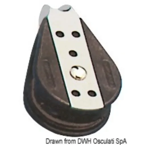 Osculati - Ball-bearing block 1pulley fixed 8x28mm - 55.025.08 product image