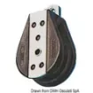 Osculati - Ball-bearing footblock 10x38 - 55.036.10 product image