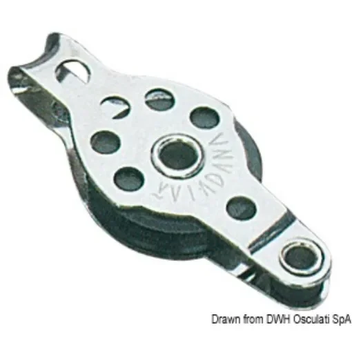 Osculati - Mini-block 1pulley w/becket 6x25 - 55.040.02 product image