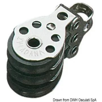 Osculati - Mini-block 3pulleys 6x25 - 55.040.05 product image