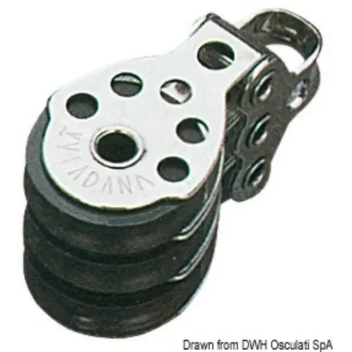 Osculati - Mini-block 3pulleys 6x25 - 55.040.05 product image