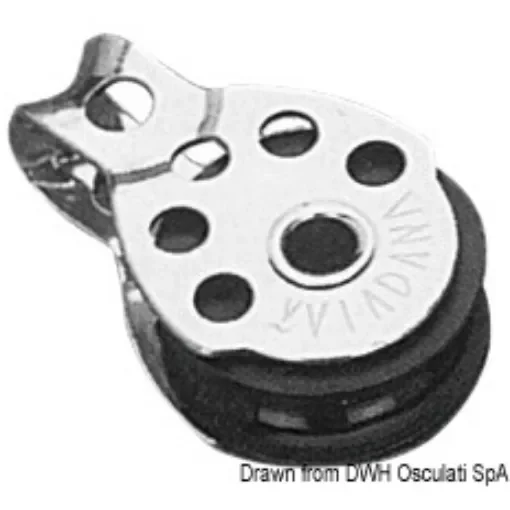 Osculati - Mini-block 1pulley on ball bearings 8x25 - 55.043.01 product image