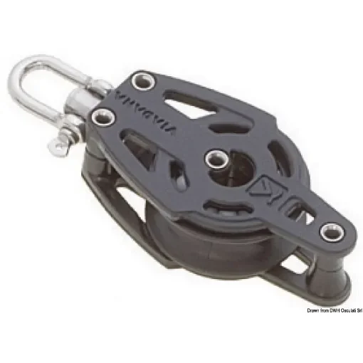 Osculati - Single block w/swivel or blockable and becket A - 55.051.01 product image