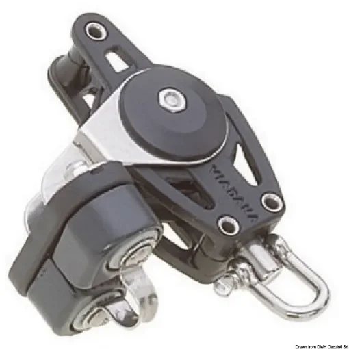 Osculati - Single block w/becket u. cam cleat A - 55.056.01 product image
